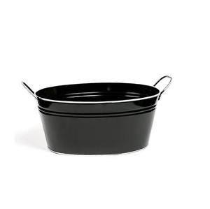 Produit phare : Bac à vin en métal de forme ovale, seau à glace en fer galvanisé, seau à bière en fer blanc, bac à vin ovale, taille personnalisée - Product Image 4