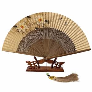 Support universel pliable en bois massif peint, écologique, facile à assembler, pour éventail chinois et couteau - Product Image 4