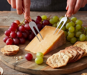 Premium Stainless Steel <b>Cheese</b> Spreader <b>Knife</b> With Elegant Loop Handle Flatware For Smooth Butter And <b>Cheese</b> Serving Use - Product Image 6