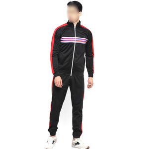 Conjuntos Deportivos para Hombre, Diseño Único, de Alta Calidad, Color Negro y Rojo, con Estampado Personalizado, Tacto Suave, los Más Vendidos - Product Image 1