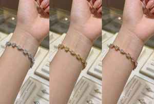 Bracelet tennis en diamants de laboratoire sur mesure, or blanc 18 carats, bracelets de luxe pour femmes - Product Image 6