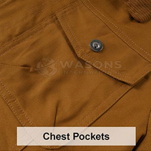 เสื้อแจ็คเก็ตลำลองสำหรับผู้ชาย แจ็คเก็ตทรัคเกอร์ คุณภาพพรีเมียม เสื้อคลุมลำลอง สไตล์สตรีทแฟชั่น - Product Image 5