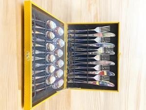 Juego de Cubiertos Metálicos Opulentos, Selección de Accesorios para Fiestas, Diseñado para Eventos Festivos y Momentos Familiares Diarios, Juego de Cubiertos al por Mayor - Product Image 3