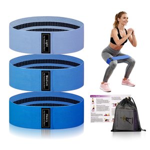 Nuevas Bandas de Resistencia para Cadera de Calidad Premium, Ligeras, Medianas y Pesadas, Juego de 3 Piezas para Ejercicios de Fitness - Product Image 4
