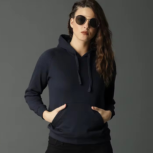 Wholesale Women's Customized Printed Windproof Hoodies High Quality Breathable Polyester/Cotton Casual Autumn Made Pakistan OEM - Product Image 1