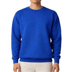 Sweat-shirt en polaire personnalisé pour homme |   Pull en tricot à col rond coupe ample pour l'hiver |   Conception d'impression |   Vente en gros OEM - Product Image 2