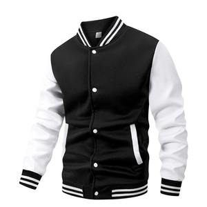 Chaquetas de Hombre Estilo Universitario, Ropa de Calle de Buena Calidad, Chaqueta Varsity de Lona, Ropa Casual de Alta Gama - Product Image 4