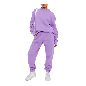 Conjunto Deportivo Informal para un Estilo de Vida Activo, 100% Algodón, Tela Suave, Chaqueta y Pantalón Cómodos, Combinación Práctica para Deportes - Product Image 2