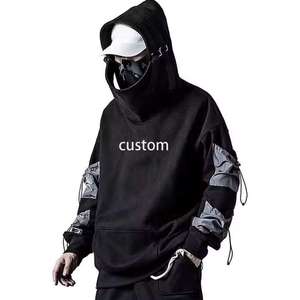 Sudadera con Capucha Urbana para Hombre, Estilo Techwear, Multibolsillos, Táctica, Streetwear, Estilo Cyberpunk Ninja, Sudadera Oversize, Ropa Harajuku - Product Image 1