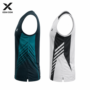 Maillot de basket unisexe X Sports City, débardeur et gilet, impression sublimée, évacuation de l'humidité, coupe athlétique, toutes saisons, pour adulte - Product Image 3