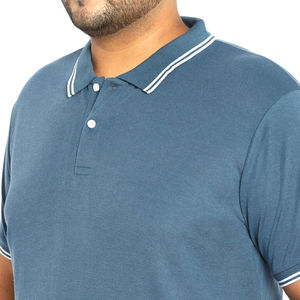 Polo personnalisé pour homme grande taille en coton et polyester, manches courtes, pour le golf, décontracté, uniforme professionnel, fabricant OEM - Product Image 6