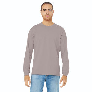 T-shirt Homme Slim Fit Manches Longues en Coton Doux Personnalisable avec Logo – Vêtements de Haute Qualité en Gros - Product Image 1