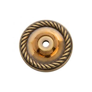 Excellente plaque de dosseret en laiton bronze avec bordure en corde, finition mate, poignée de meuble, quincaillerie pour la maison, le bureau et l'hôtellerie - Product Image 2