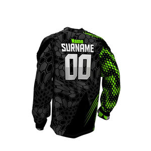 เสื้อเพนท์บอลสั่งทำขายส่งรุ่นใหม่ล่าสุดปี 2026 แห้งเร็ว ผลิตจากผ้าโพลีเอสเตอร์ตาข่าย 100% แบบครอปท็อปเรียบง่าย พิมพ์ลายแบบซับลิเมชั่น - Product Image 2