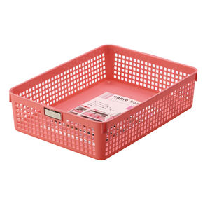 Cesto portaoggetti Inomata A4 nome rosa - Product Image 1