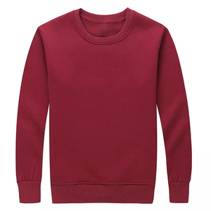 Sweat-shirt à col rond jaune pour homme, manches régulières, tricoté, couleur unie, vêtement d'hiver, 100% coton, respirant, 300g, anti-rétrécissement - Product Image 6