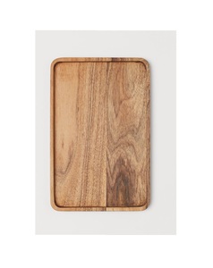Oval Wood Serving Tray Handmade Polished Minimalist Design Solid Color Dishes & Plates Eco Friendly Daily Use - Product Image 5