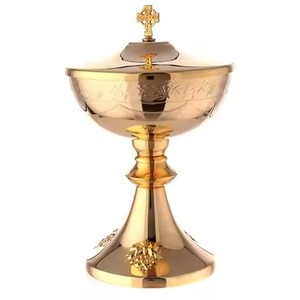 ภาชนะทองเหลืองคุณภาพสูงสำหรับแจกจ่ายในโบสถ์ มหาวิหาร และห้องบูชา - Product Image 4