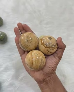 Nouvelle Arrivée : Sphère de Cristal de Jaspe Sculptée, Pierre Naturelle Polie, Boules de Pierres Précieuses pour la Guérison, Artisanat en Pierres Semi-Précieuses pour la Maison - Product Image 4