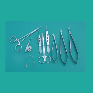 Kit de Tijeras Oftálmicas para Microcirugía Ocular de Alta Calidad, 9 Piezas, Juego de Microcirugía, Instrumentos Quirúrgicos de Acero Inoxidable, CE - Product Image 1