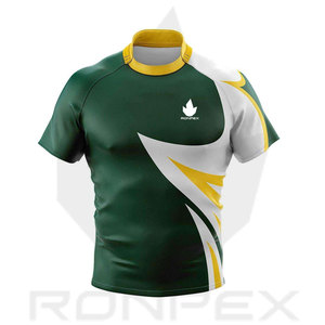 Camiseta de Rugby de Secado Rápido y Transpirable, Venta en Línea, Uniforme de Rugby Hecho en Pakistán, Precio Económico, Camiseta de Rugby al Por Mayor - Product Image 2