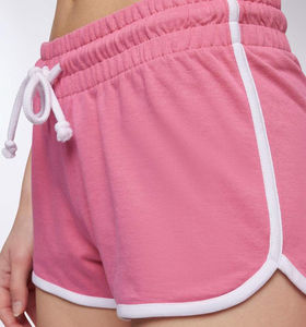Shorts décontractés pour femmes en tissu éponge hautement élastique pour la danse, le fitness et la pole dance - Respirant, séchage rapide, 100% coton, motif, vêtements de nuit - Product Image 4