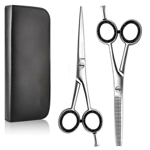 Tijeras de Entresacar Profesionales de Acero Inoxidable para Peluquería, con Mango de Cerámica y 32 Dientes, Herramienta de Salón de Belleza - Product Image 1