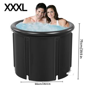 Vasca da Bagno Ghiacciata XXL Resistente - 102 GL Piscina Portatile con Design Multilivello e Pieghevole per Trattamenti Fitness all'Aperto - Product Image 1