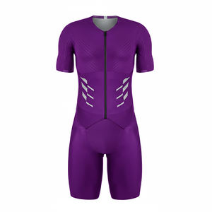 Ensemble de maillots de cyclisme de dernière génération, de bonne qualité, design personnalisé, séchage rapide, respirant, impression par sublimation, ensemble de vêtements de sport - Product Image 1