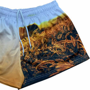 Shorts de rugby respirants en polyester de haute qualité, personnalisés OEM, pour hommes, avec design par sublimation, pour l'entraînement de football, avec poche. - Product Image 4