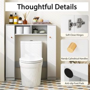 Independent Toilet Bathroom Cabinet Premium Quality Bathroom Shelves - Product Image 5