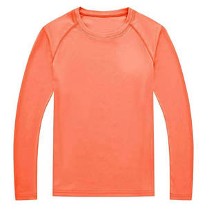 Nouveau T-shirt à manches longues pour enfants, sous-vêtement de printemps, coupe ajustée, finition enduite, style tendance, UPF50+, 100% polyester - Product Image 4