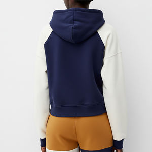 Vêtements d'hiver décontractés respirants de haute qualité, broderie personnalisée, logo uni sur le devant, capuche pour femmes, design personnalisable - Product Image 3