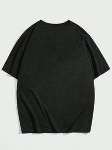 เสื้อยืดผู้ชายพรีเมียม ผ้าฝ้าย 100% แขนสั้น พิมพ์ลายซิลค์สกรีน น้ำหนัก 220 กรัม เนื้อผ้าหนา ระบายอากาศได้ดี กันยับ เป็นมิตรต่อสิ่งแวดล้อม - Product Image 4