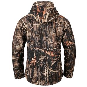Veste tactique unisexe d'hiver silencieuse en softshell camouflage, imperméable, chaude, en polaire, pour la chasse, la randonnée, la pêche, à capuche, impression 3D - Product Image 4