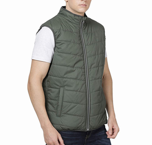 Chaleco Acolchado Ligero de Plumón para Hombre, Más Vendido en Otoño e Invierno, Chaleco Acolchado con Cierre para Hombre, Chaleco Acolchado de Peso Medio para Hombre - Product Image 3
