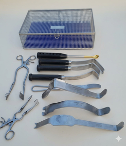 Kit de chirurgie de l'épaule de type Bell Hawkins, 11 instruments de ligature en acier inoxydable, pour arthroplastie manuelle de l'épaule, haute qualité CE - Product Image 4