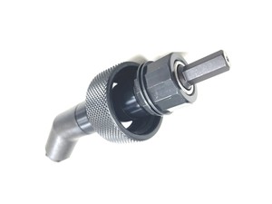 APLUS GLD-H35010 Air angle drill 0.3HP 3500 rpm length 237.5mm 0.62kg spindle <b>thread</b> 1/4"-28 or 9/32 x 40 <b>thread</b> AIRCRAFT <b>TOOL</b> - Product Image 3