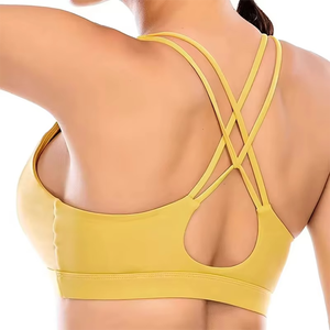 Soutien-gorge de sport imprimé par transfert thermique, grande taille, respirant, réversible, pour femme, idéal pour l'entraînement, nouvelle collection, vente chaude - Product Image 2