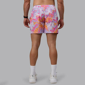Shorts de Baño para Hombre con Estampado Personalizado OEM, 5 Pulgadas, Secado Rápido, Transpirables, Ligeros, con Cordón Ajustable, Tejido, de Poliéster - Product Image 5