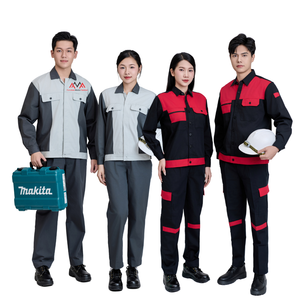 PRECIO DE FÁBRICA Ropa de trabajo informal para mujer, uniforme de trabajo personalizado, pantalones de trabajo para hombre, camisas de trabajo naranjas para construcción, muestra gratuita - Product Image 6