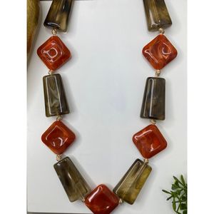 Collar de Resina y Madera para Regalos Festivos, Accesorios de Joyería - Product Image 5