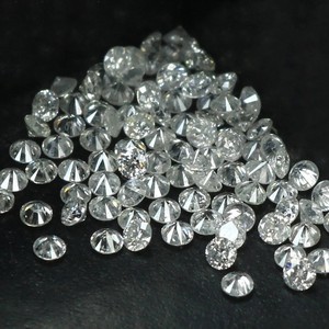 Diamantes Sueltos Naturales Blancos de 1MM a 2.7MM, Color H-I, Pureza VS, Diamantes Sueltos Melee de Corte Redondo, Directo del Fabricante, MOQ Bajo - Product Image 1