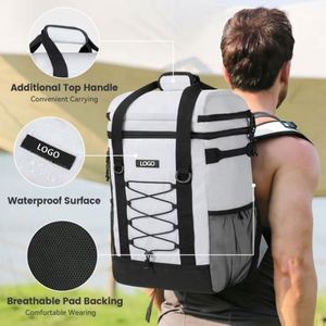 Bolsa Térmica para Alimentos, Cerveza y Vino, de Gran Capacidad, Reutilizable, Multifuncional, a Prueba de Fugas, con Logotipo - Product Image 4