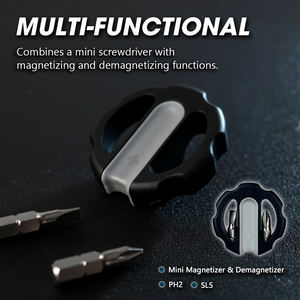 Tournevis magnétique professionnel 2-en-1 pour amateurs, outil en nylon GF pour magnétisation et démagnétisation, idéal pour l'assemblage - Product Image 6