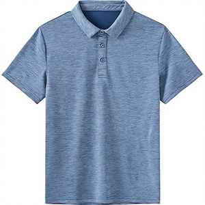 Men's Solid Color for <b>Shirt</b> Breathable Cotton/Bamboo Fiber Knitted Casual Jersey Fabric Regular Fit Customized Color Button OEM - Product Image 5