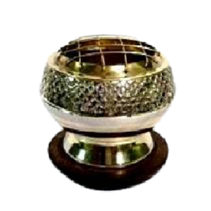 AG Metal Exports AGM-00109-F โลหะสำหรับเตาเผากำยานสีทอง สีบรอนซ์ สีโรสโกลด์ แบบอาหรับขนาดเล็ก สำหรับกำยานอินเดียเพื่อการบำบัด 100% - Product Image 4