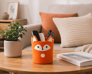 Panier de rangement en feutre Fox - Product Image 1