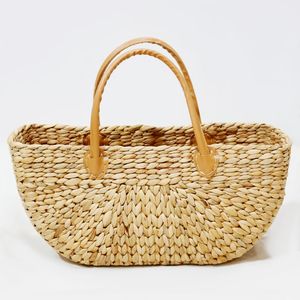 Sacs Artisanaux en Jacinthe d'Eau pour Présentation en Magasin et Organisation Domestique – Fournisseur Grossiste Exportation Haute Qualité - Product Image 4