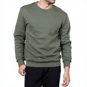 เสื้อสเวตเชิ้ตคอกลมสีน้ำตาลสำหรับผู้ชาย ทรงปกติ ผ้าถัก 100% คอตตอน เหมาะสำหรับใส่ในฤดูหนาว แพ็ค 2 ชิ้น - Product Image 6